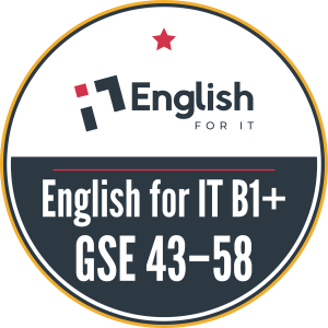 English for IT B1+ / GSE 43-58 Certification